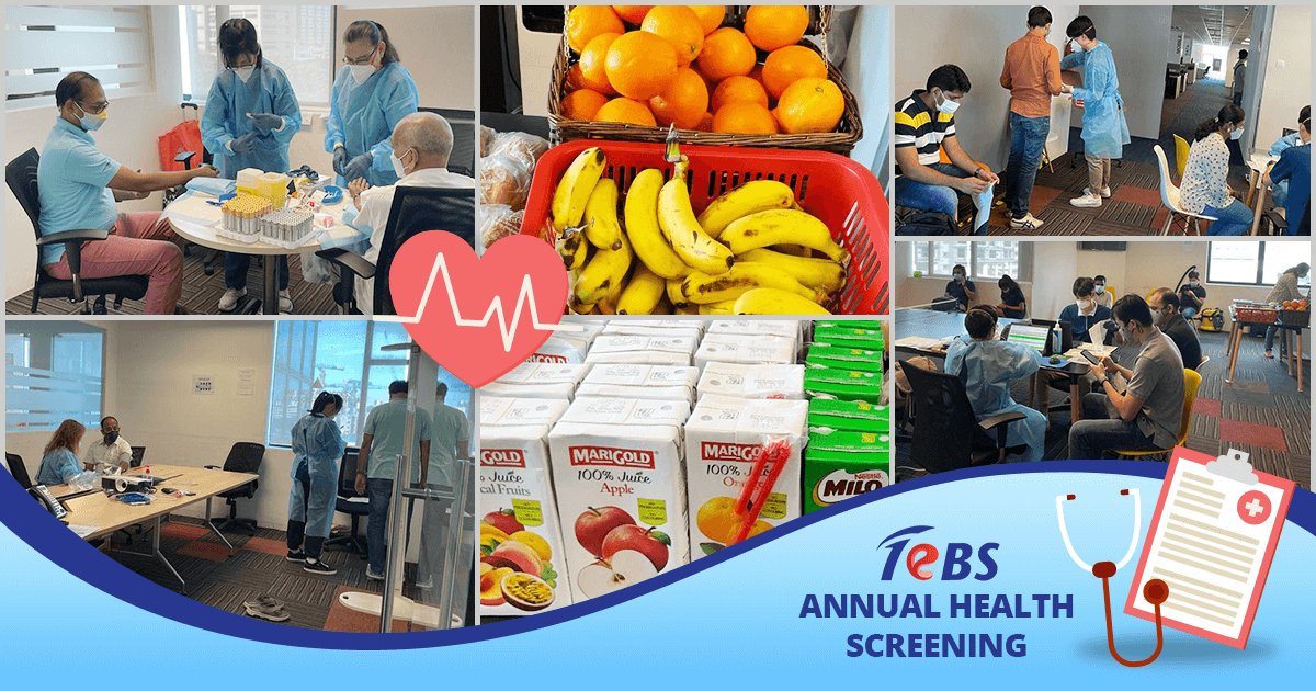 Medical Health Check-up was organized by TeBS HR for Singapore Employees and their family members