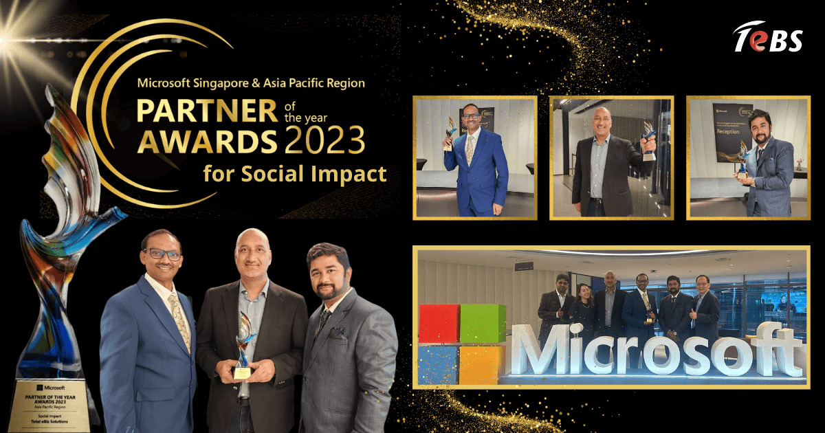 Total eBiz Solutions awarded the Microsoft Asia Pacific Region Partner of the Year 2023 for Social Impact