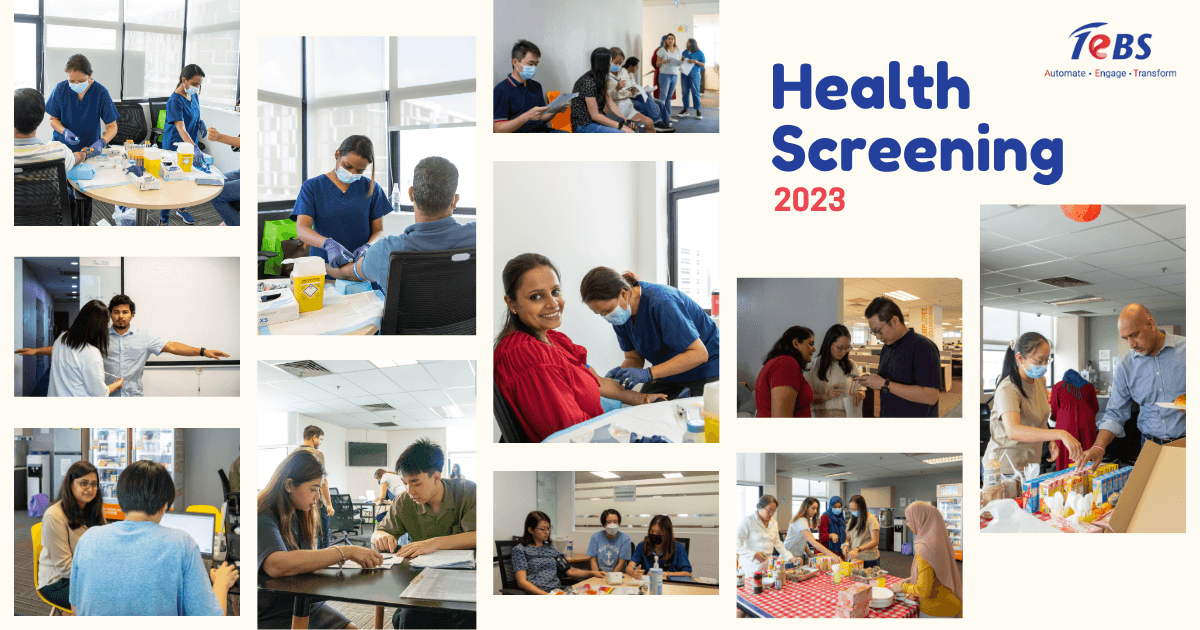 TeBS HR organized a Health Screening for its employees in Singapore.