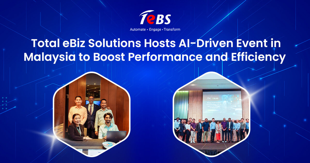 Total eBiz Solutions Hosts AI-Driven Event in Malaysia to Boost Performance and Efficiency