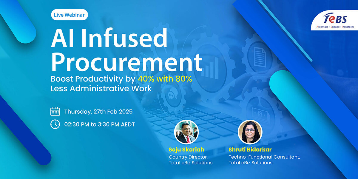 AI Infused Procurement:  Boost Productivity by 40% with 80% Less Administrative  Work
