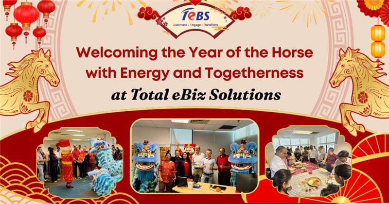 Welcoming the Year of the Horse with Energy and Togetherness at Total eBiz Solutions 