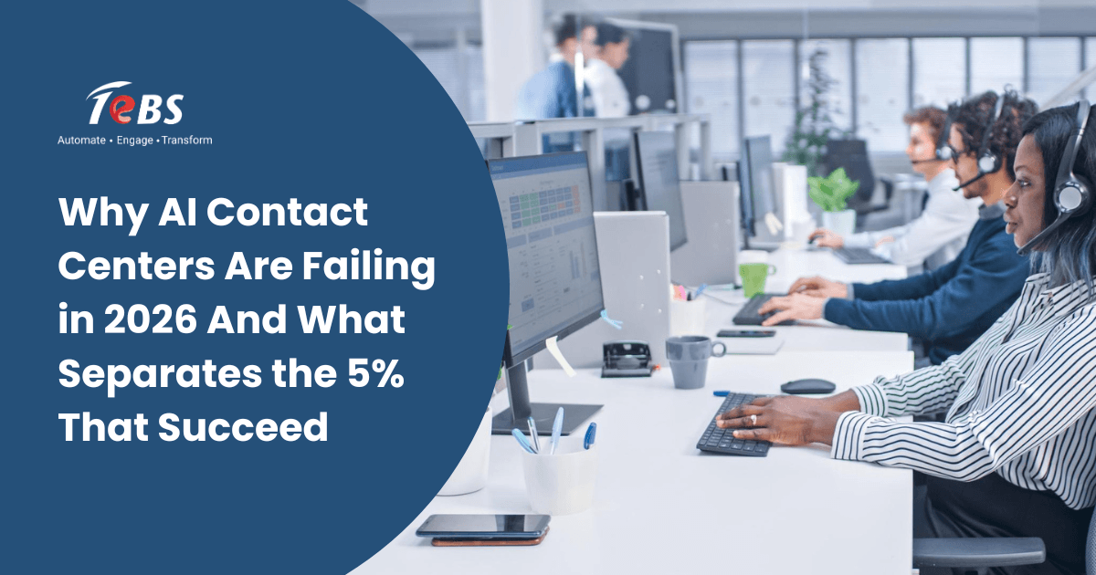 Why AI Contact Centers Are Failing in 2026 And What Separates the 5% That Succeed